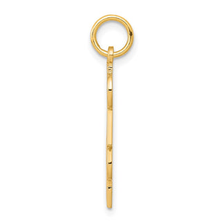 10k Yellow Gold #1 Dad Charm 10C451