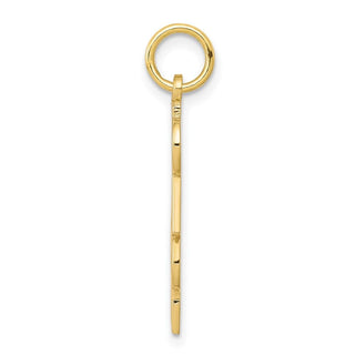 10k Yellow Gold #1 Dad Charm 10C451