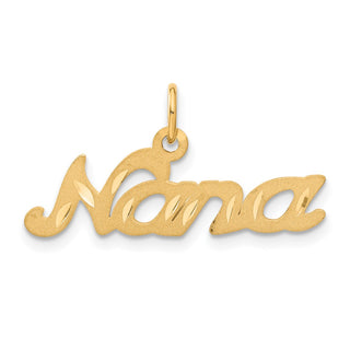 10k Yellow Gold Nana Charm