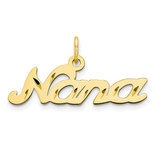 10k Yellow Gold Nana Charm