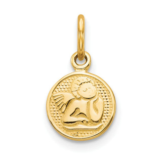 10k Yellow Gold Angel Charm 10C49