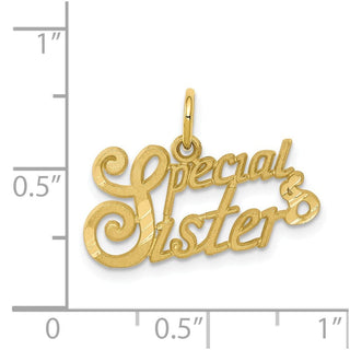 10k Yellow Gold Special Sister Charm