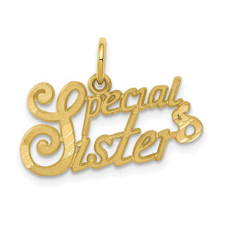 10k Yellow Gold Special Sister Charm