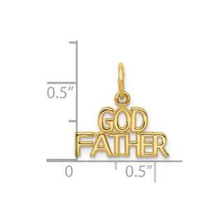 10k Yellow Gold Godfather Charm