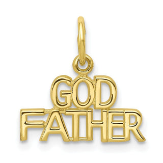 10k Yellow Gold Godfather Charm