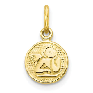 10k Yellow Gold Angel Charm 10C49