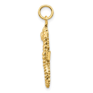 10k Yellow Gold Seahorse Charm