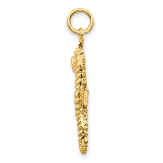10k Yellow Gold Seahorse Charm