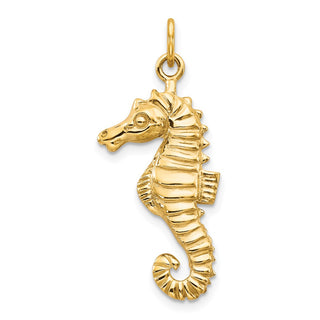 10k Yellow Gold Seahorse Charm