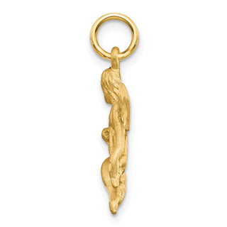 10k Yellow Gold Angel Charm 10C55