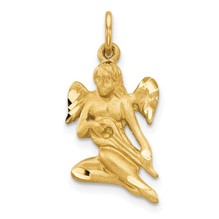 10k Yellow Gold Angel Charm 10C55