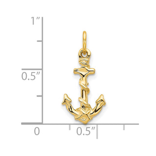 10k Yellow Gold Anchor Charm 10C563