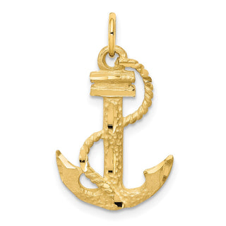 10k Yellow Gold Anchor Charm 10C565