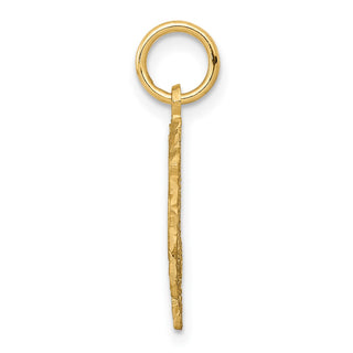 10K Yellow Gold Initial B Charm
