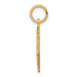 10K Yellow Gold Initial B Charm