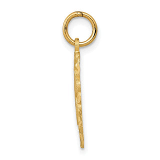 10K Yellow Gold Initial C Charm