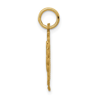 10K Yellow Gold Initial K Charm