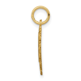 10K Yellow Gold Initial L Charm
