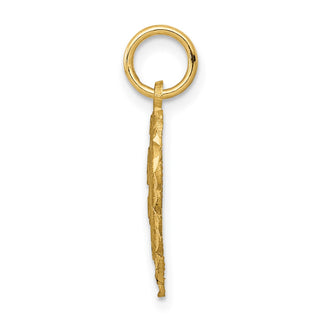 10K Yellow Gold Initial N Charm