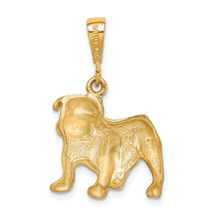 10k Yellow Gold Dog Pendant