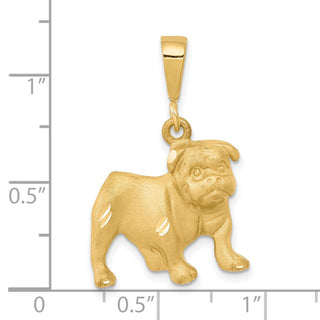 10k Yellow Gold Dog Pendant