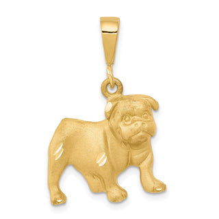 10k Yellow Gold Dog Pendant