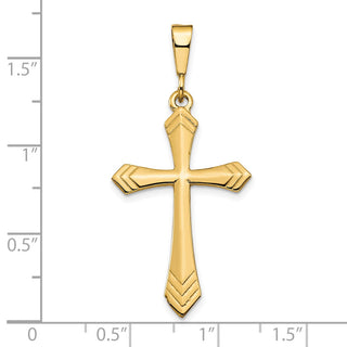 10k Yellow Gold Cross Pendant 10C60