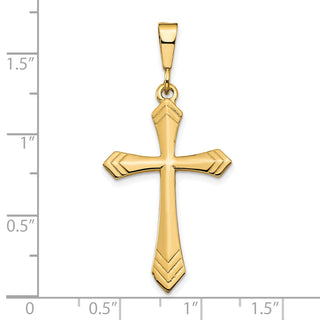 10k Yellow Gold Cross Pendant 10C60
