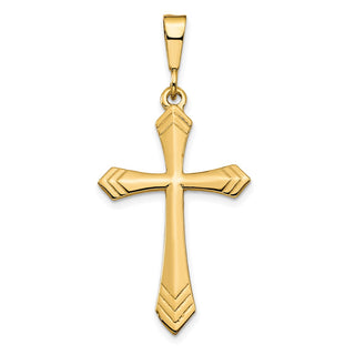 10k Yellow Gold Cross Pendant 10C60
