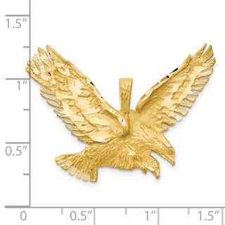 10k Yellow Gold Eagle Pendant 10C613