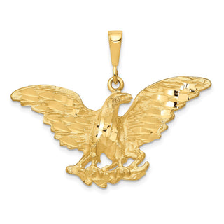 10k Yellow Gold Eagle Pendant 10C613