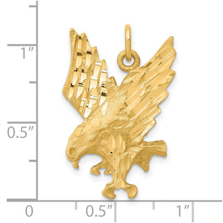 10k Yellow Gold Eagle Charm 10C615