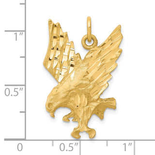 10k Yellow Gold Eagle Charm 10C615