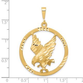 10k Yellow Gold Eagle Pendant