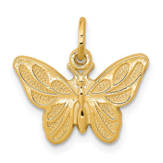 10k Yellow Gold Butterfly Charm 10C640