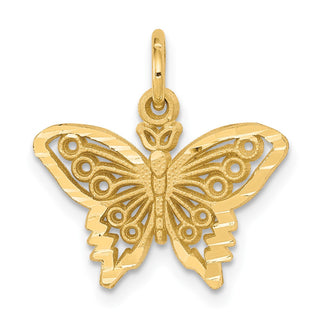 10k Yellow Gold Butterfly Charm 10C641
