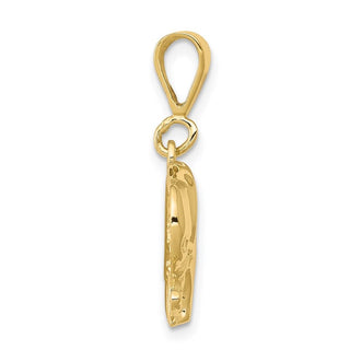 10k Yellow Gold Elephant Pendant