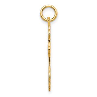 10k Yellow Gold Eastern Orthodox Cross Charm 10C66