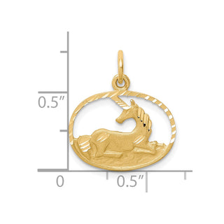 10k Yellow Gold Unicorn Charm 10C662