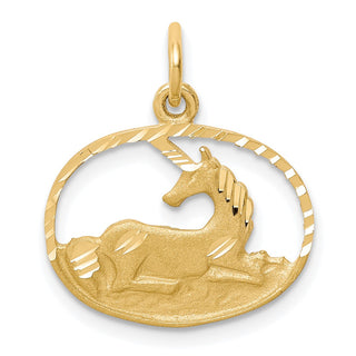 10k Yellow Gold Unicorn Charm 10C662