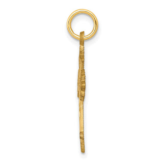 10k Yellow Gold Cross Charm 10C67