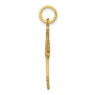 10k Yellow Gold Cross Charm 10C67