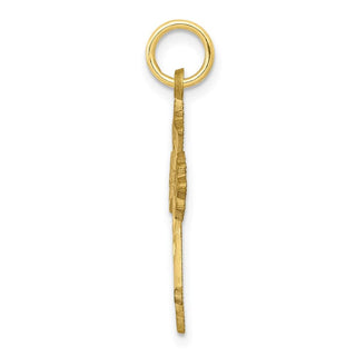 10k Yellow Gold Cross Charm 10C67