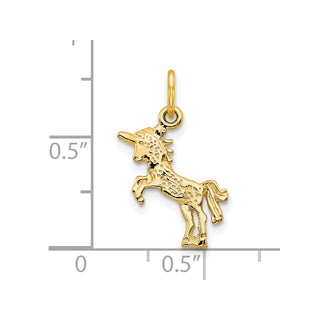 10k Yellow Gold Unicorn Charm 10C670