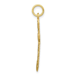 10k Yellow Gold Cross Charm 10C68