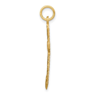 10k Yellow Gold Cross Charm 10C68