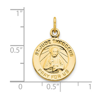 10k Yellow Gold St. Jude Medal Charm