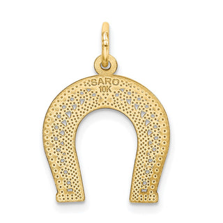 10k Yellow Gold Horseshoe Charm