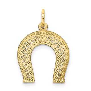 10k Yellow Gold Horseshoe Charm