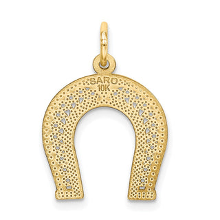 10k Yellow Gold Horseshoe Charm